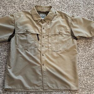 Drake Khaki Button-Up Shirt